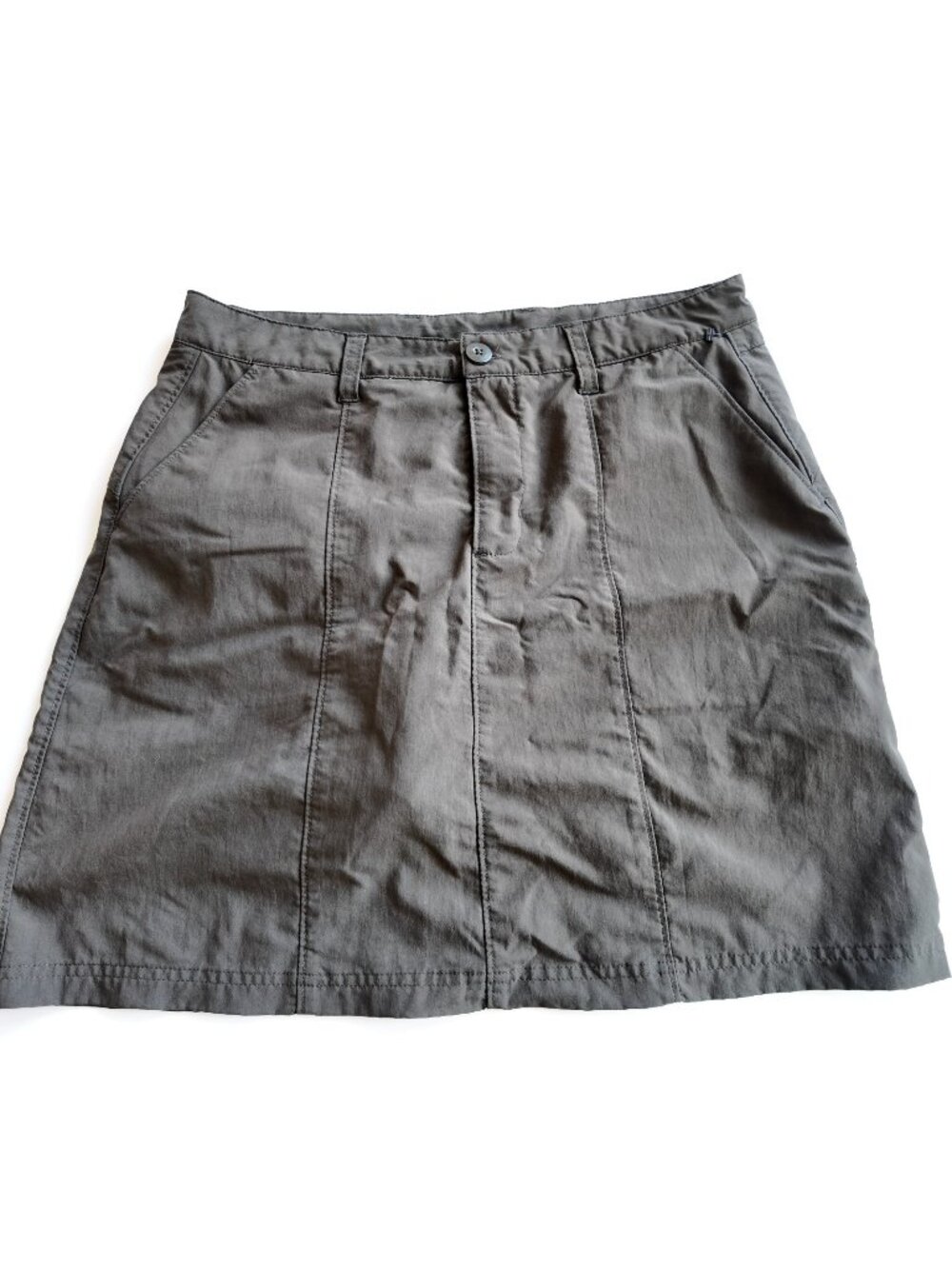 Patagonia skirt olive green knee length size 8 outdoors